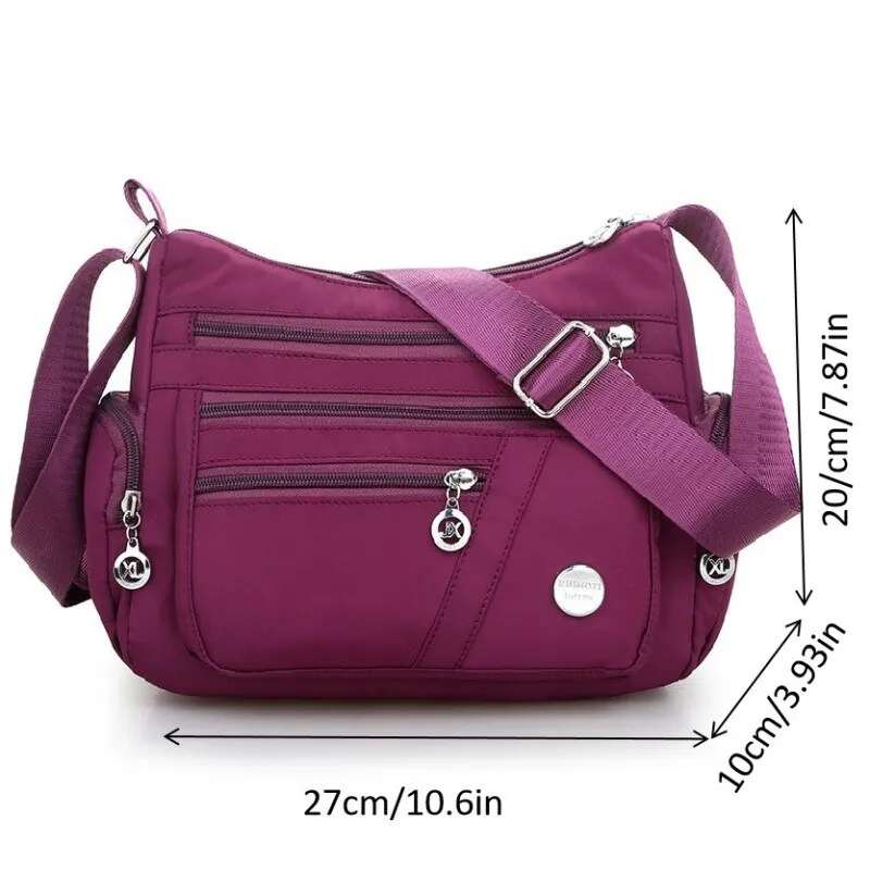 Fashion Women Single Shoulder Crossbody Bag ( purple color)